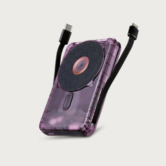 Ridge Wallet for MagSafe + Power Bank - Atomic Purple