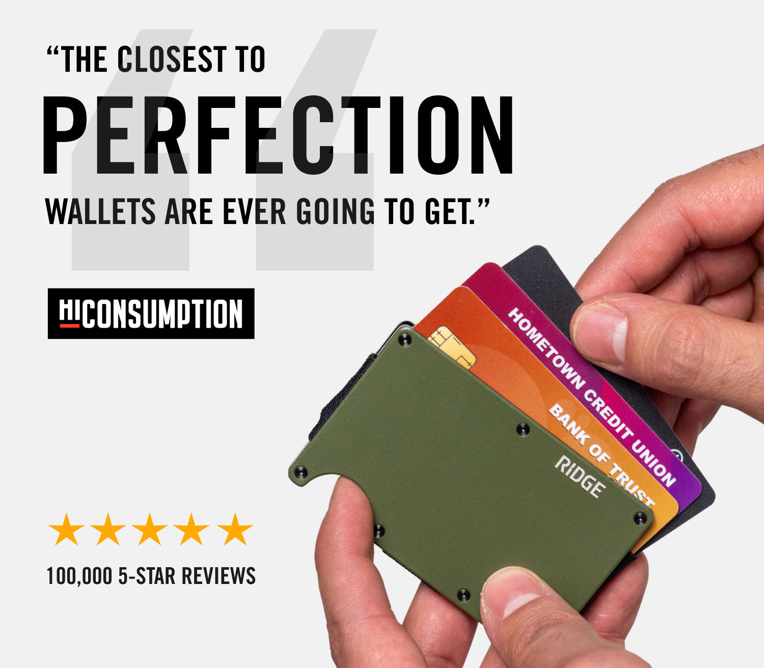 Ridge Wallet - Midnight Black Leather
