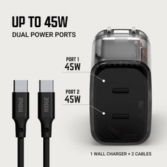 Wall Charger Set - 45W - Phantom