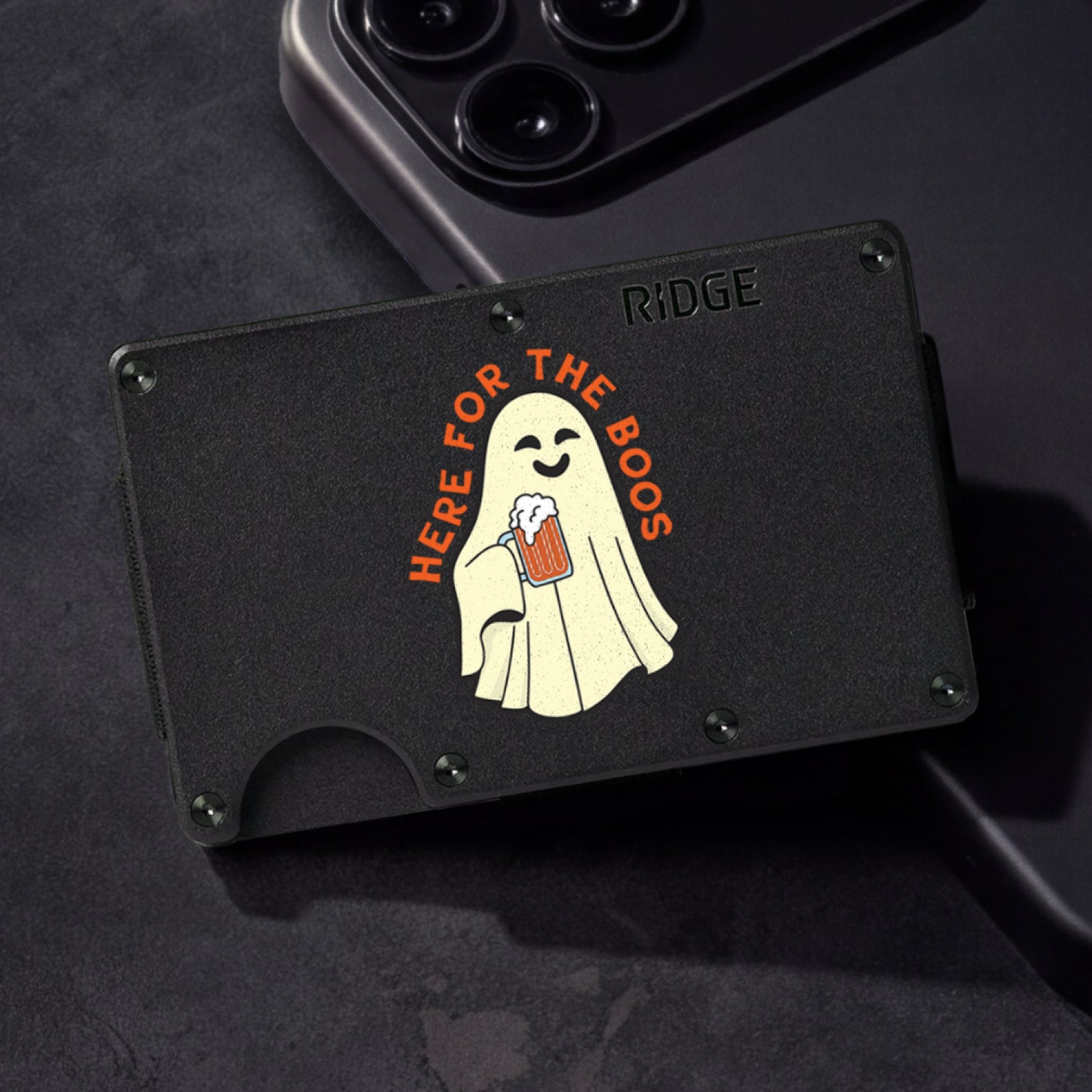 Ridge Wallet - Haunted Hops - Matte Black