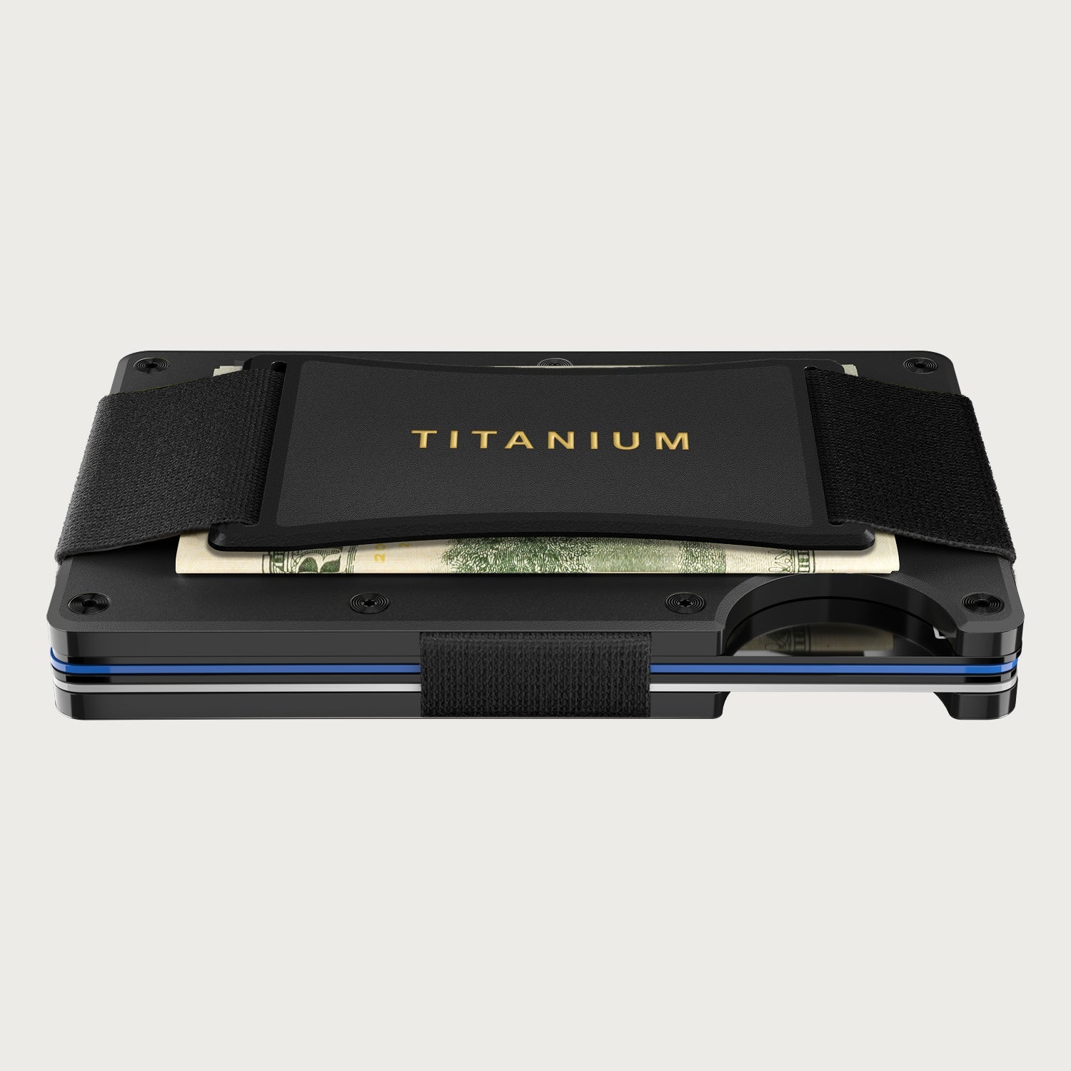 Ridge Wallet - Black Titanium - Terrain