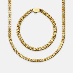 Curb Chain Kit - 18K Gold - Medium