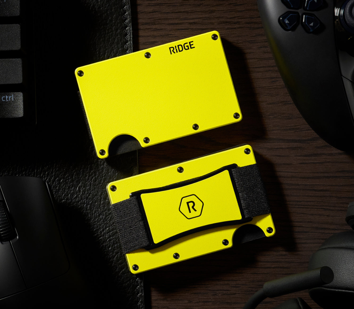 Ridge Wallet - Hyper Lime
