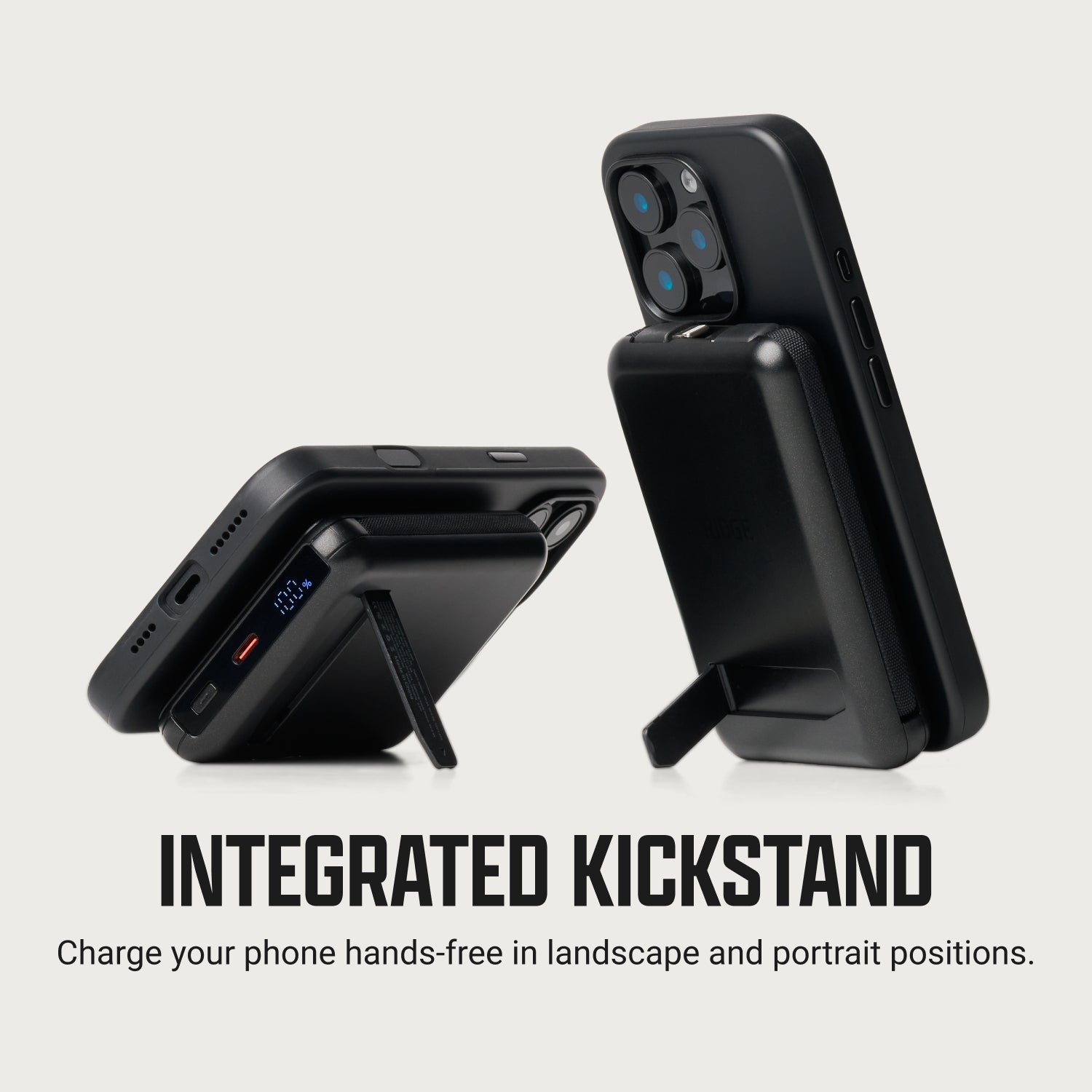Ridge Power Bank - 10k mAh - Matte Black