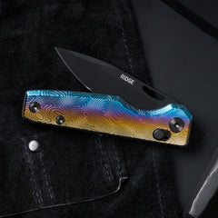 Everyday Folder - Burnt Damascus