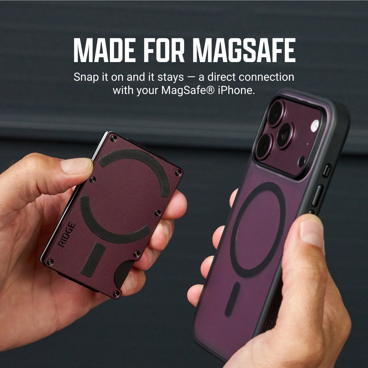 Ridge Wallet for MagSafe - Phantom