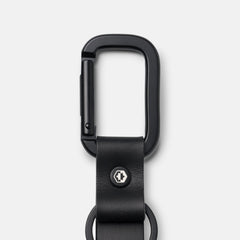 Ridge Keychain - Midnight Black Leather