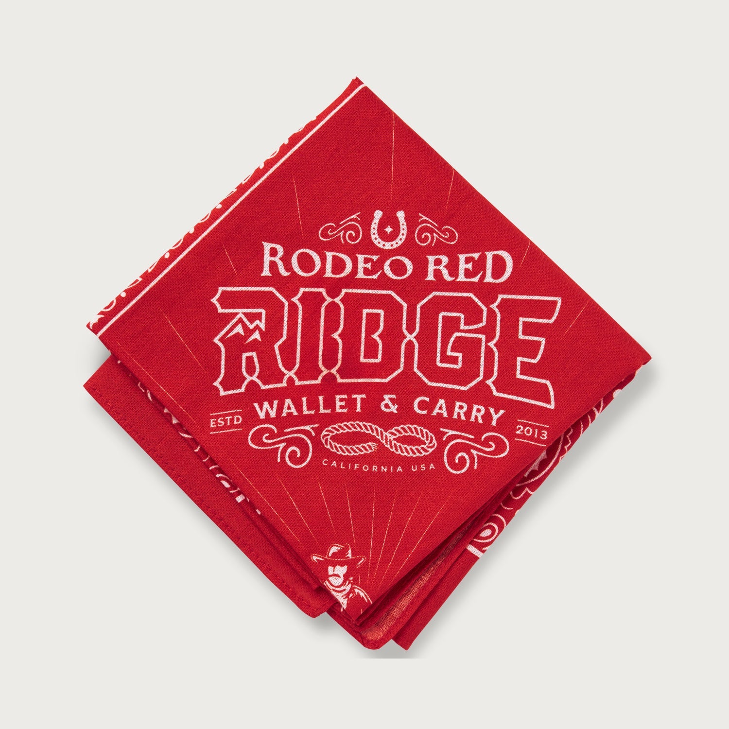 Ridge Bandana - Rodeo Red