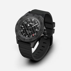 Ridge Land & Sea GMT Watch 42mm - Carbon Fiber 3k