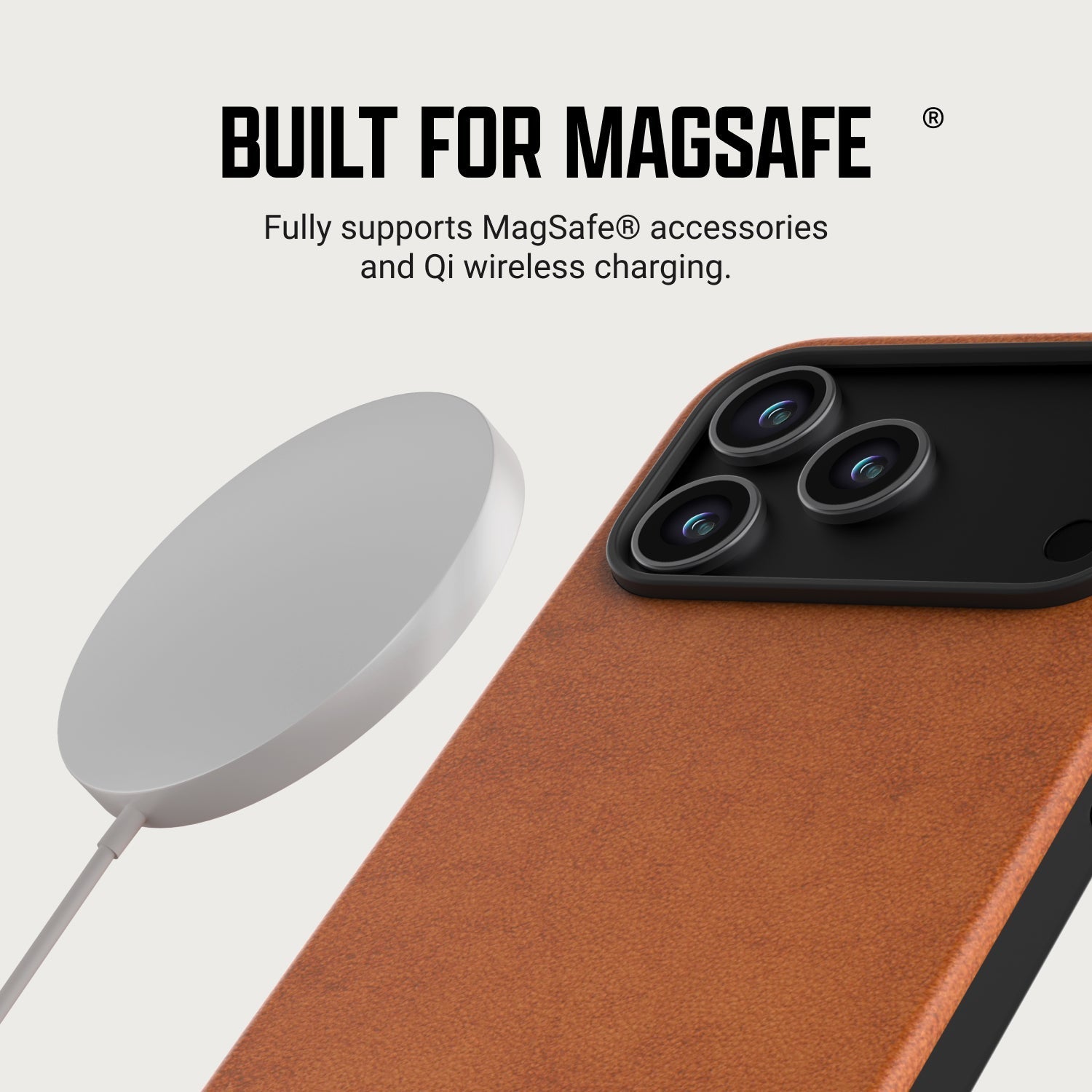 Everyday Charging Kit - iPhone 18 Pro Max - Tobacco Brown Leather