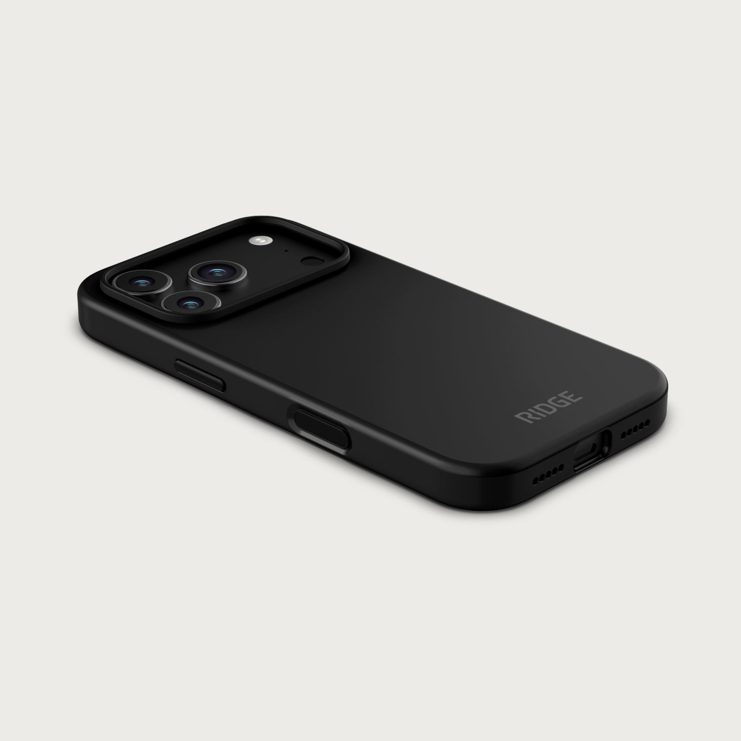 Ridge Phone Case - iPhone 18 Pro - Matte Black