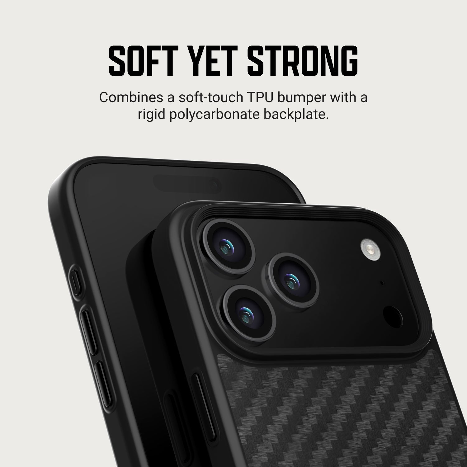 Ridge Phone Case - iPhone 18 Pro Max - Carbon